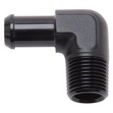 Edelbrock Hose End 90-Deg 1/2In NPT to 5/8In Barb Black Anodize thumbnail 3