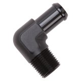 Edelbrock Hose End 90-Deg 1/2In NPT to 5/8In Barb Black Anodize thumbnail 7