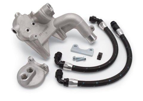 Edelbrock Eforce Remote Oil Filter Mount Kit for 4Wd 2004-10 Ford F-150 thumbnail 1