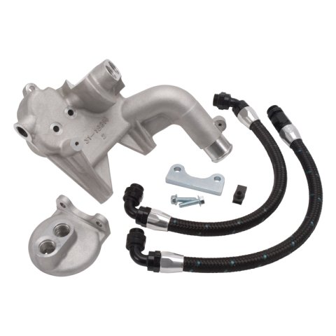 Edelbrock Eforce Remote Oil Filter Mount Kit for 4Wd 2004-10 Ford F-150 thumbnail 2