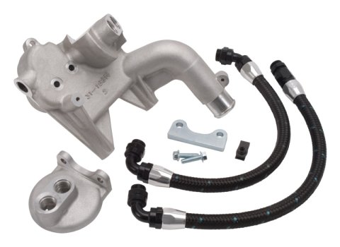 Edelbrock Eforce Remote Oil Filter Mount Kit for 4Wd 2004-10 Ford F-150 thumbnail 3
