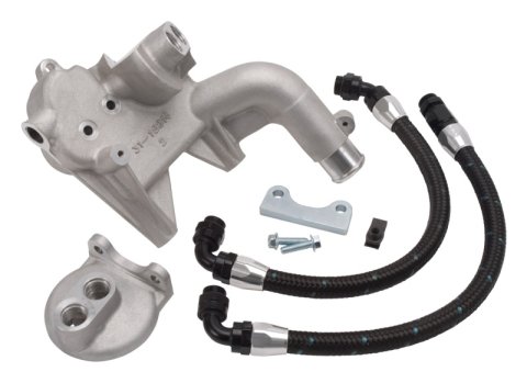 Edelbrock Eforce Remote Oil Filter Mount Kit for 4Wd 2004-10 Ford F-150 thumbnail 4