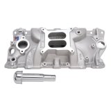 Edelbrock Intake Manifold Performer Eps w/ Oil Fill Tube And Breather for Small-Block Chevy thumbnail 1