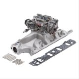 Edelbrock Manifold And Carb Kit Performer RPM Small Block Ford 289-302 Natural Finish thumbnail 1