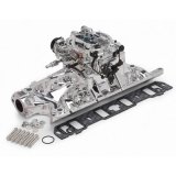 Edelbrock Manifold And Carb Kit Performer RPM Small Block Ford 289-302 Natural Finish thumbnail 2