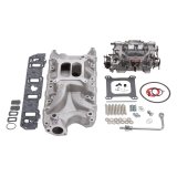Edelbrock Manifold And Carb Kit Performer RPM Small Block Ford 289-302 Natural Finish thumbnail 3
