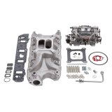 Edelbrock Manifold And Carb Kit Performer RPM Small Block Ford 289-302 Natural Finish thumbnail 4