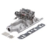 Edelbrock Manifold And Carb Kit Performer RPM Small Block Ford 289-302 Natural Finish thumbnail 7