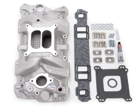 Edelbrock Manifold Installation Kit Performer RPM SBC 1957-1986 Natural Finish