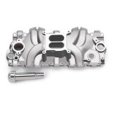Edelbrock Intake Manifold Single Quad Perf RPM BBC 409 Inwin Lg Port As-Cast thumbnail 1
