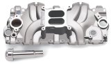 Edelbrock Intake Manifold Single Quad Perf RPM BBC 409 Inwin Lg Port As-Cast thumbnail 5