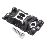 Edelbrock Intake Manifold Perf Eps SBC w/ Oil Fill Tube and Breather Black thumbnail 3
