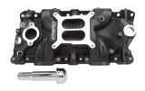 Edelbrock Intake Manifold Perf Eps SBC w/ Oil Fill Tube and Breather Black thumbnail 5