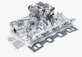 Edelbrock Manifold And Carb Kit Performer RPM Ford FE Natural Finish thumbnail 1