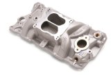 Edelbrock Manifold SBC 23-Degree Marine RPM 1955-1986 w/ Brass thumbnail 4