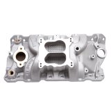 Edelbrock Manifold SBC 23-Degree Marine RPM 1987-1995 w/ Brass thumbnail 2