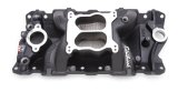 Edelbrock Manifold SBC Performer Air Gap Black thumbnail 3