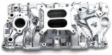 Edelbrock SBC Performer Eps Polished Manifold thumbnail 1