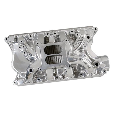 Edelbrock Perf RPM 351-W Polished Mani