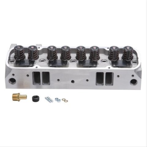 Edelbrock Cylinder Head Performer RPM CNC Pontiac 1962-1969 455 CI V8 87 cc Combustion Chamber thumbnail 2