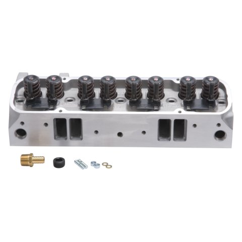 Edelbrock Cylinder Head Performer RPM CNC Pontiac 1962-1969 455 CI V8 87 cc Combustion Chamber thumbnail 6