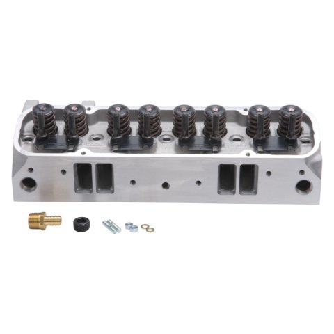 Edelbrock Cylinder Head Performer RPM CNC Pontiac 1962-1969 455 CI V8 87 cc Combustion Chamber thumbnail 7