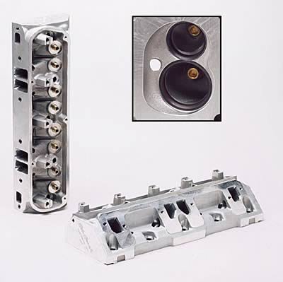 Edelbrock Cyl Head Perf RPM AMC 290 304 343 360 390 401 V-8 w/ Mach Exhst X-Over Complete thumbnail 1