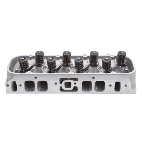 Edelbrock Cylinder Head BBC Performer RPM Oval Port 100cc Complete Single w/ Springs thumbnail 5