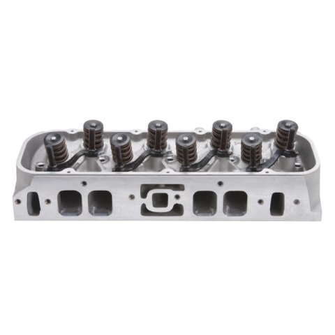 Edelbrock Cylinder Head BBC Performer RPM Oval Port 100cc Complete Single w/ Springs thumbnail 6