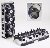 Edelbrock Single Marine BBC Rect Port Head w/ Valves thumbnail 1
