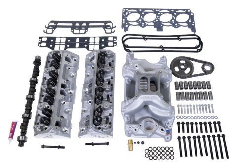 Edelbrock Power Package Top End Kit RPM Series Chrysler 1967-1991 340-418 CI Small Block V8 415Hp+ thumbnail 2