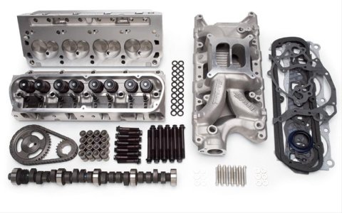 Edelbrock Power Package Top End Kit RPM Series Ford 81-Earlier 331-363 CI Small Block V8 440Hp+ thumbnail 1
