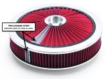 Edelbrock Air Cleaner Pro-Flo High-Flow Series Round Filtered Top Cloth Element 14In Dia X 3 125In thumbnail 1