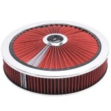 Edelbrock Air Cleaner Pro-Flo High-Flow Series Round Filtered Top Cloth Element 14In Dia X 3 125In thumbnail 4