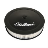 Edelbrock Air Cleaner Pro-Flo Series Round Steel Top Paper Element 14In Dia X 3 75In Dropped Base thumbnail 2