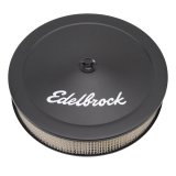 Edelbrock Air Cleaner Pro-Flo Series Round Steel Top Paper Element 14In Dia X 3 75In Dropped Base thumbnail 3
