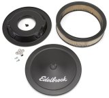 Edelbrock Air Cleaner Pro-Flo Series Round Steel Top Paper Element 14In Dia X 3 75In Dropped Base thumbnail 4