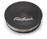 Edelbrock Air Cleaner Pro-Flo Series Round Steel Top Paper Element 14In Dia X 3 75In Dropped Base thumbnail 5