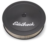 Edelbrock Air Cleaner Pro-Flo Series Round Steel Top Paper Element 14In Dia X 3 75In Dropped Base thumbnail 8