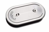 Edelbrock Air Cleaner Pro-Flo Series Oval Steel Top 13 5In X 7In X 3 5In Dual Carburetor Chrome thumbnail 4