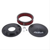 Edelbrock Air Cleaner Pro-Flo Series Round 14 In Diameter Cloth Element 3/8Indropped Base Black thumbnail 2