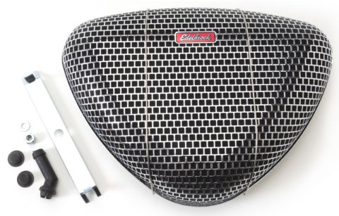 Edelbrock Air Cleaner Pro-Flo 1000 Series Triangular Steel Top 11 375In X 8 375In X 3In Chrome thumbnail 5