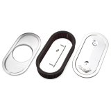 Edelbrock Air Cleaner Pro-Flo Series Oval Steel Top Cloth Element 13 5In X 7In X 3 5In Chrome thumbnail 4