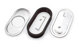Edelbrock Air Cleaner Pro-Flo Series Oval Steel Top Cloth Element 13 5In X 7In X 3 5In Chrome thumbnail 6