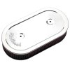 Edelbrock Air Cleaner Pro-Flo Series Oval Steel Top Cloth Element 13 5In X 7In X 3 5In Chrome thumbnail 8