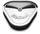 Edelbrock Air Cleaner Pro-Flo Series Triangular Steel Top 14 125In X 13 375In X 3 5In Chrome thumbnail 1