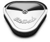 Edelbrock Air Cleaner Pro-Flo Series Triangular Steel Top 14 125In X 13 375In X 3 5In Chrome thumbnail 5