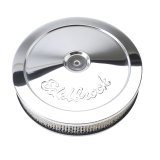 Edelbrock Air Cleaner Pro-Flo Series Round Steel Top Paper Element 10In Dia X 3 5In Chrome thumbnail 6