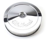 Edelbrock Air Cleaner Pro-Flo Series Round Steel Top Paper Element 10In Dia X 3 5In Chrome thumbnail 9