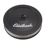 Edelbrock Air Cleaner Pro-Flo Series Round Steel Top Paper Element 10In Dia X 3 5In Black thumbnail 3